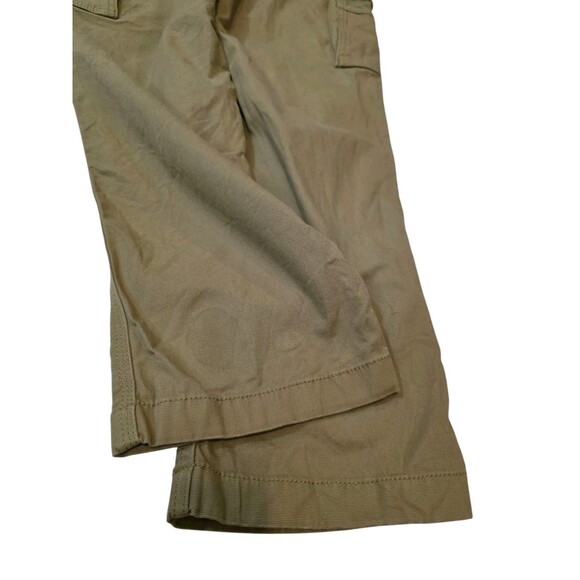 Carhartt Pants Mens 32x30 Dark Khaki Relaxed Fit Straight Canvas Cargo Work Pant - Picture 8 of 12